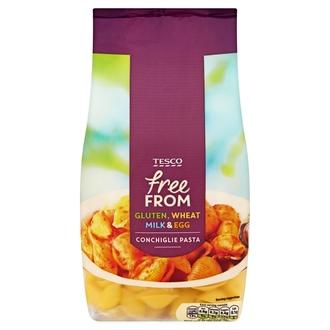 Tesco Free From 500g conchiglie kuviopasta gluteeniton