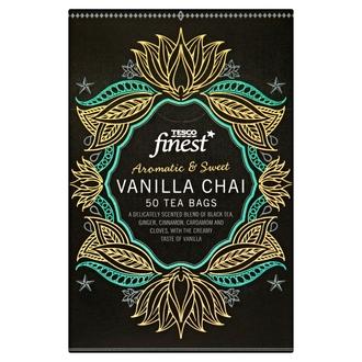 Tesco Finest 125G Chai-Tee Maustettu Vaniljalla 50Ps