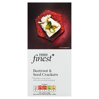 Tesco Finest 150G Punajuuri- Ja Siemenkeksit