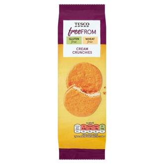 Tesco Free From 180G Rapeat Keksit Vaniljanmakuisella Täytteellä