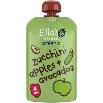 120G Ella\'s Kitchen Kesäkurpitsa-Omena-Avokadosose Alkaen 4Kk Luomu