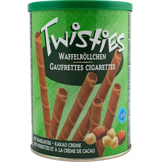 Twisties hasselpähkinä kierrevohveli 400g