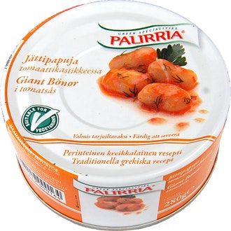 Palirria jättipapuja tomaattikastikkeessa 280g
