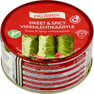 Palirria Sweet & Spicy viininlehtikääryle 280g
