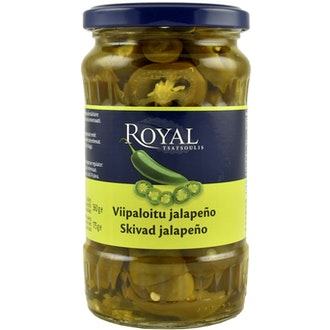 Royal 360/175g viipaloitu vihreä jalapeno