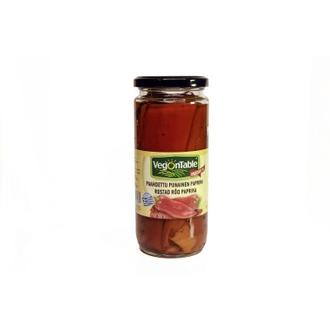 VegOnTable 480/350g punainen paahdettu paprika