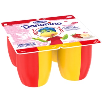Danone Danonino mansikka-banaani hedelmärahka 4x95g