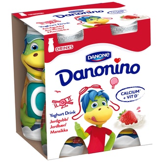 Danone Danonino mansikka jogurttijuoma 4x100g