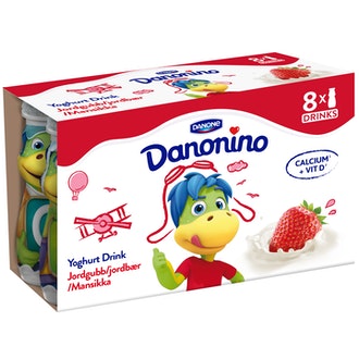 Danone Danonino mansikka jogurttijuoma 8x100g