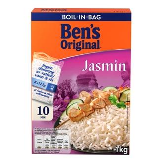 Ben\'s Original Jasmiiniriisi keitinpusseissa 8x125g