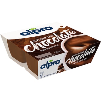 Alpro Dessert Soijapohjainen tummasuklaa-jälkiruoka 4x125g