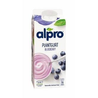Alpro Plantgurt Hapatettu soijavalmiste, mustikka 750g