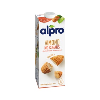 Alpro No Sugars Mantelijuoma ilman sokereita 1L