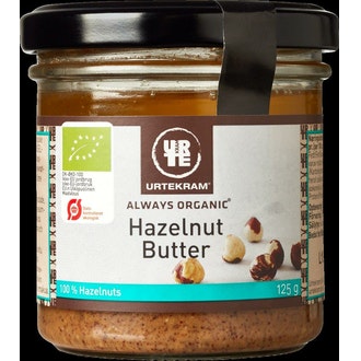 Urtekram Luomu Hasselpähkinävoi 125g