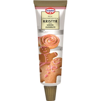 Dr. Oetker Vaaleanpunainen sokerikuorrute 125 g