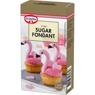 Dr Oetker vaaleanpunainen sokerimassa 250g