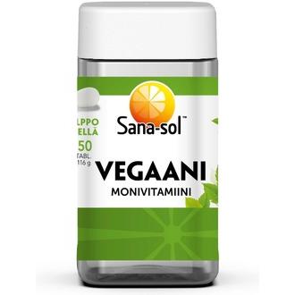 Sana-Sol Vegaani Monivitamiini-Kivennäisainetabletti 150Tabl