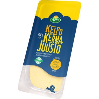 Arla Tolkuttomat Juustot laktoositon Kelpo kermajuusto viipale 150 g