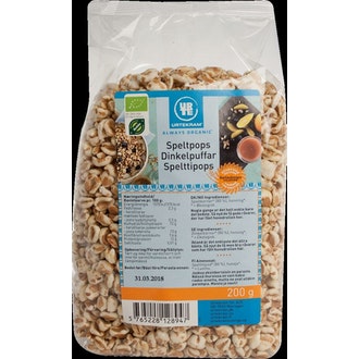 Urtekram spelttipops 200g luomu
