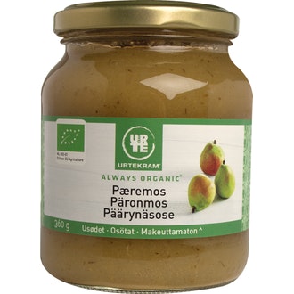 Urtekram 360G Päärynäsose Makeuttamaton Luomu