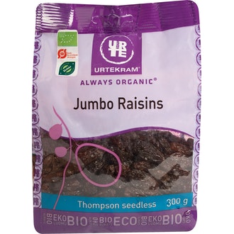 Urtekram Jumbo Raisins 300g luomu