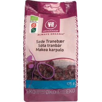 Urtekram makea karpalo 175g luomu