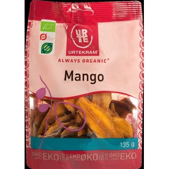 URTEKRAM Luomu Mango 135g