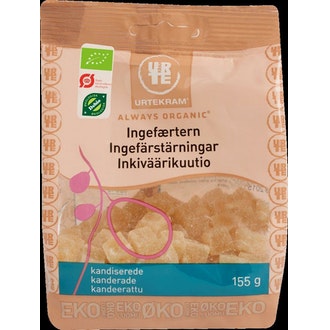 Urtekram inkiväärikuutio 155g luomu