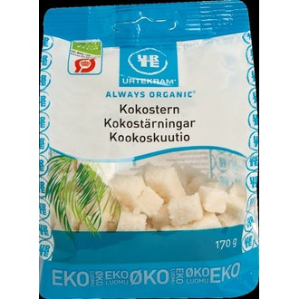 Urtekram kookoskuutio 170g luomu