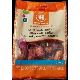 Urtekram 250 g luomu ak. Taateli