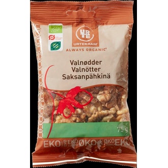 Urtekram saksanpähkinä 75g luomu