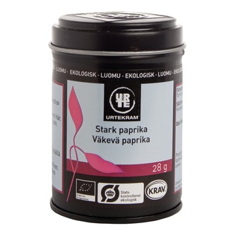Urtekram väkevä paprika 28g luomu