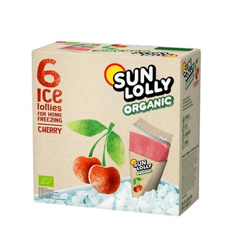 Sun Lolly Luomu 6x60ml/65g Kirsikka