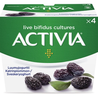 Danone Activia 4x125g luumujogurtti