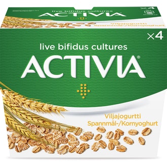 Danone Activia Viljajogurtti 4x125g