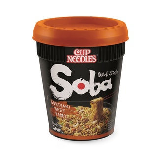 Nissin Soba Cup Nuudeleita yakisobakastikkeessa Sukiyaki beef 89g
