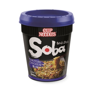 Nissin Soba 89g Cup Nuudeleita yakisobakastikkeessa Yakitori chicken