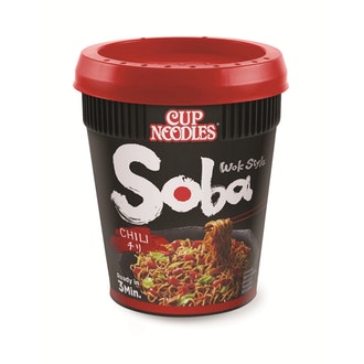 Nissin 92g Soba Cup Chili nuudeli