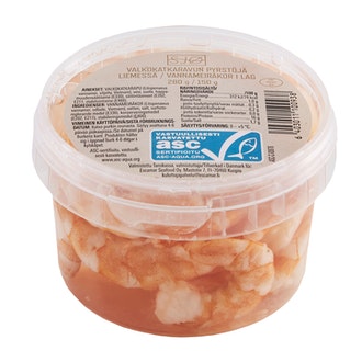 SJØ valkokatkaravun pyrstöjä liemessä 280/150g