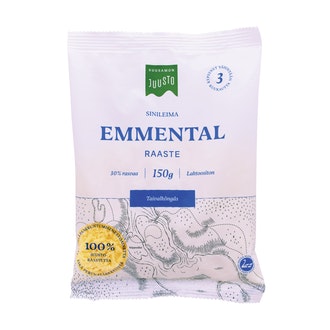 Kuusamon Juusto emmentalraaste 150g sinileima