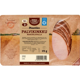 Makuliha maatilan palvikinkku makusilavalla 175g siivu