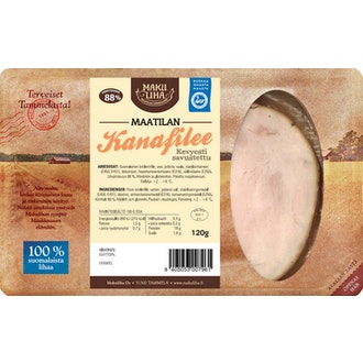 Makuliha maatilan kanafilee 120g siivu