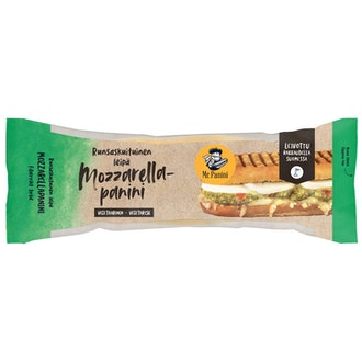 Mr. Panini Mozzarellapanini runsaskuituisella leivällä 235g