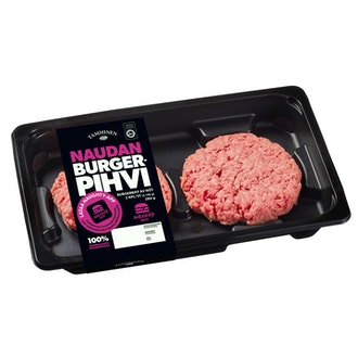 Naughty BRGR naudan burgerpihvi 280g