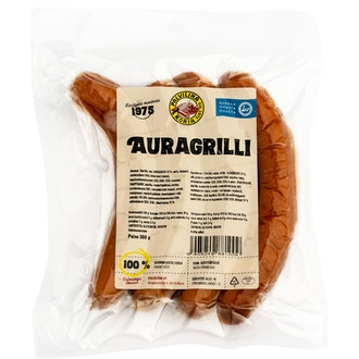 Palviliha Auragrilli 360g aurajuustogrillimakkara