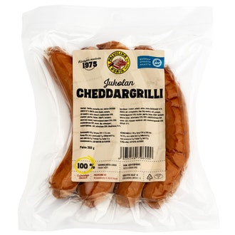 Palviliha Cheddargrilli 360g cheddargrillimakkara