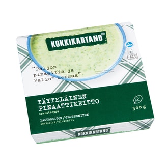Kokkikartano Täyteläinen pinaattikeitto 300g