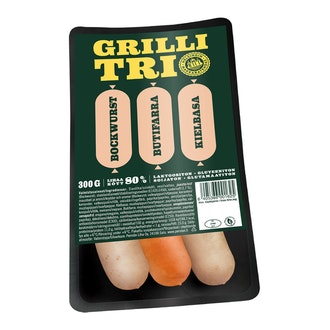 Helsingin Makkaratehdas grillitrio 300g