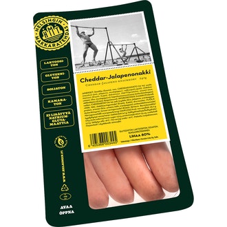 Helsingin Cheddar-Jalapenonakki 240 g