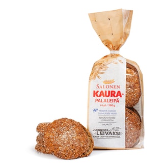 Perheleipuri Salonen Kaurapalaleipä 6/390g kauraleipä, halkaistu